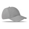 Casquette baseball 6 pans personnalisée BASIE Confort Matières : coton Couleurs : gris goodies publicitaire événementiel