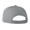 Casquette baseball 6 pans personnalisée BASIE Confort Matières : coton Couleurs : gris impression logo haute qualité