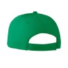 Casquette baseball 6 pans personnalisée BASIE Confort Matières : coton Couleurs : vert goodies entreprise design