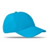 Casquette baseball 6 pans personnalisée BASIE Confort Matières : coton Couleurs : turquoise cadeau entreprise pas cher
