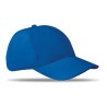 Casquette baseball 6 pans personnalisée BASIE Confort Matières : coton Couleurs : bleu royal marquage laser ultra précis