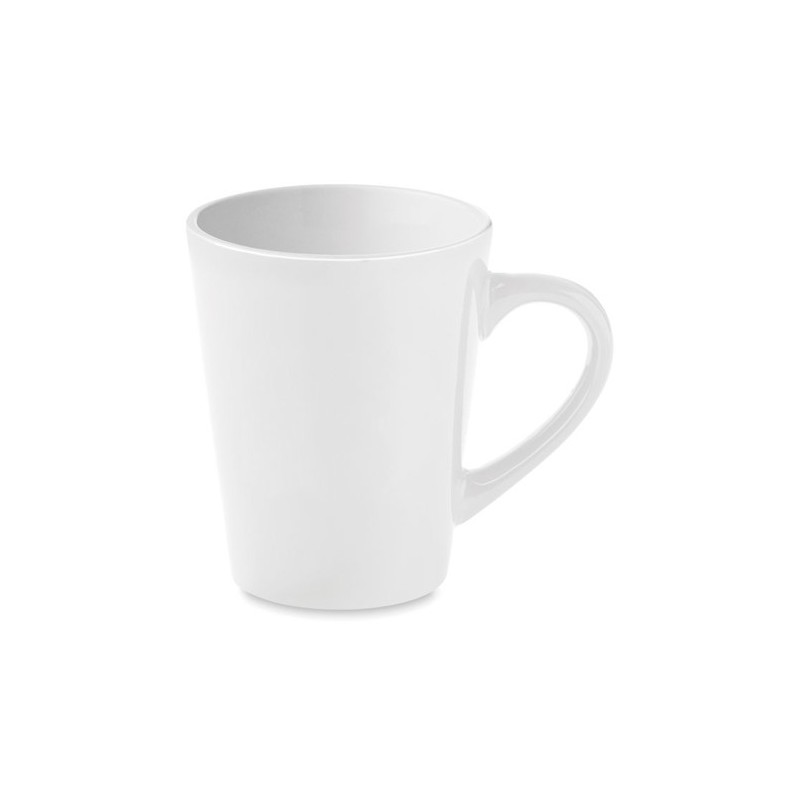 Mug en céramique personnalisé 180 ml TAZA Matières : grès Couleurs : blanc
