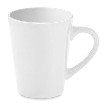Mug en céramique personnalisé 180 ml TAZA Matières : grès Couleurs : blanc