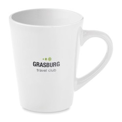 Mug en céramique personnalisé 180 ml TAZA Matières : grès Couleurs : blanc 2