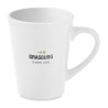 Mug en céramique personnalisé 180 ml TAZA Matières : grès Couleurs : blanc personnalisable avec votre logo