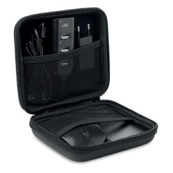 Accessoires informatiques personnalisés PowerSet Matières : ABS Couleurs : noir