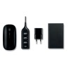 Accessoires informatiques personnalisés PowerSet Matières : ABS Couleurs : noir impression haute définition