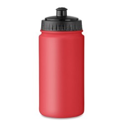 Gourde de sport personnalisée anti-fuite 500 ml BPA-free SPOT FIVE Matières : polyéthylène (PE) Couleurs : rouge personnalisable