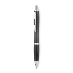 Stylo à bille  en RPET pratique personnalisé RIO Matières : PET recyclé Couleurs : gris transparent cadeau entreprise pas cher