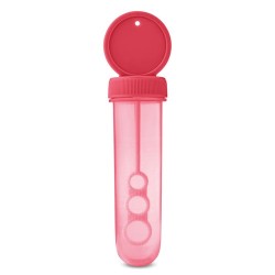 Tube à Bulles Personnalisé Éco-responsable - Cadeau Idéal SOPLA Couleurs : rouge