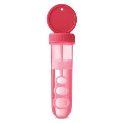 Tube à Bulles Personnalisé Éco-responsable - Cadeau Idéal SOPLA Couleurs : rouge objet publicitaire robuste