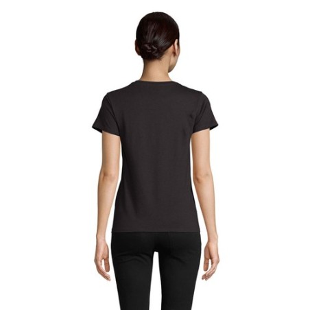 T-shirt Éco-responsable Femme Personnalisé 150g - CRUSADER Matières : coton biologique Taille textile : L Couleurs : noir profon