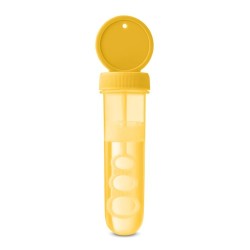 Tube à Bulles Personnalisé Éco-responsable - Cadeau Idéal SOPLA Couleurs : jaune personnalisation sur mesure