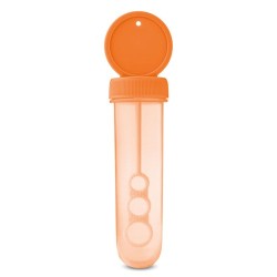 Tube à Bulles Personnalisé Éco-responsable - Cadeau Idéal SOPLA Couleurs : orange livraison express 24h 48h
