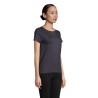 T-shirt Éco-responsable Femme Personnalisé 150g - CRUSADER Matières : coton biologique Taille textile : S Couleurs : gris souris