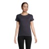 T-shirt Éco-responsable Femme Personnalisé 150g - CRUSADER Matières : coton biologique Taille textile : XL Couleurs : gris souri
