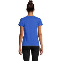 T-shirt Éco-responsable Femme Personnalisé 150g - CRUSADER Matières : coton biologique Taille textile : S Couleurs : bleu royal 