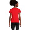 T-shirt Éco-responsable Femme Personnalisé 150g - CRUSADER Matières : coton biologique Taille textile : S Couleurs : rouge perso