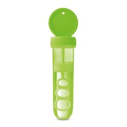 Tube à Bulles Personnalisé Éco-responsable - Cadeau Idéal SOPLA Couleurs : vert citron goodies publicitaire durable