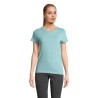 T-shirt Éco-responsable Femme Personnalisé 150g - CRUSADER Matières : coton biologique Taille textile : XXL Couleurs : bleu pisc