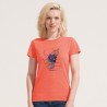 T-shirt Éco-responsable Femme Personnalisé 150g - CRUSADER Matières : coton biologique Taille textile : XXL Couleurs : pop orang