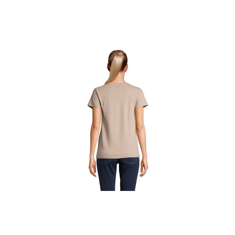 T-shirt Éco-responsable Femme Personnalisé 150g - CRUSADER Matières : coton biologique Taille textile : L Couleurs : corde impre