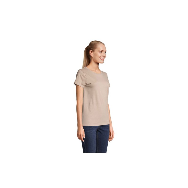 T-shirt Éco-responsable Femme Personnalisé 150g - CRUSADER Matières : coton biologique Taille textile : L Couleurs : corde cadea