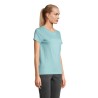 T-shirt Éco-responsable Femme Personnalisé 150g - CRUSADER Matières : coton biologique Taille textile : S Couleurs : bleu piscin