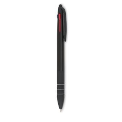 Stylo bille stylet 3 couleurs personnalisé MULTIPEN Matières : ABS Couleurs : noir 2