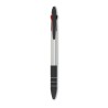 Stylo bille stylet 3 couleurs personnalisé MULTIPEN Matières : ABS Couleurs : argenté personnalisable avec votre logo