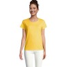 T-shirt Éco-responsable Femme Personnalisé 150g - CRUSADER Matières : coton biologique Taille textile : M Couleurs : jaune cadea