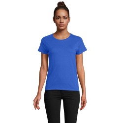 T-shirt Éco-responsable Femme Personnalisé 150g - CRUSADER Matières : coton biologique Taille textile : 3XL Couleurs : bleu roya