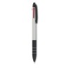 Stylo bille stylet 3 couleurs personnalisé MULTIPEN Matières : ABS Couleurs : argenté goodies publicitaire événementiel