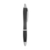 Stylo à bille  en RPET pratique personnalisé RIO Matières : PET recyclé Couleurs : gris transparent impression haute définition