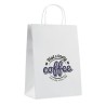 Sac cadeau grand en papier personnalisé 150 gr/m² Matières : papier Couleurs : blanc impression haute définition