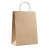Sac cadeau grand en papier personnalisé 150 gr/m² Matières : papier Couleurs : beige goodies publicitaire événementiel