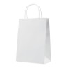 Sac cadeau moyen en papier  150 gr/m² personnalisable PAPER MEDIUM Matières : papier Couleurs : blanc impression haute définitio