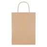Sac cadeau moyen en papier  150 gr/m² personnalisable PAPER MEDIUM Matières : papier Couleurs : beige personnalisable avec votre