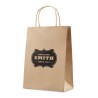 Sac cadeau moyen en papier  150 gr/m² personnalisable PAPER MEDIUM Matières : papier Couleurs : beige objet promotionnel éco-res