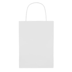 Sac Cadeau Petit Format Éco-responsable en Papier 150 gr/m² PAPER SMALL Matières : papier Couleurs : blanc