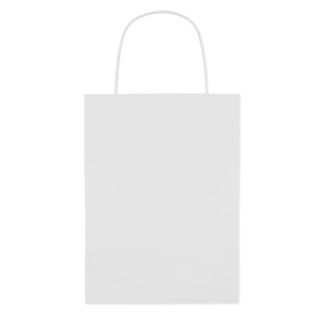 Sac Cadeau Petit Format Éco-responsable en Papier 150 gr/m² PAPER SMALL Matières : papier Couleurs : blanc
