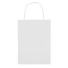 Sac Cadeau Petit Format Éco-responsable en Papier 150 gr/m² PAPER SMALL Matières : papier Couleurs : blanc