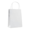 Sac Cadeau Petit Format Éco-responsable en Papier 150 gr/m² PAPER SMALL Matières : papier Couleurs : blanc cadeau entreprise pas