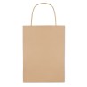Sac Cadeau Petit Format Éco-responsable en Papier 150 gr/m² PAPER SMALL Matières : papier Couleurs : beige personnalisable avec 