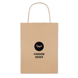 Sac Cadeau Petit Format Éco-responsable en Papier 150 gr/m² PAPER SMALL Matières : papier Couleurs : beige marquage laser ultra 