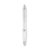 Stylo à bille  en RPET pratique personnalisé RIO Matières : PET recyclé Couleurs : blanc transparent goodies personnalisé en sto