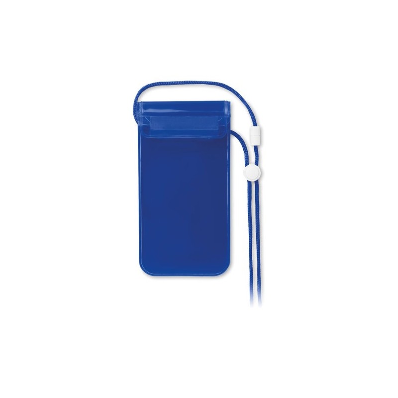 Pochette étanche personnalisée idéale pour la plage et les loisirs - COLOURPOUCH Matières : PVC Couleurs : bleu transparent pers