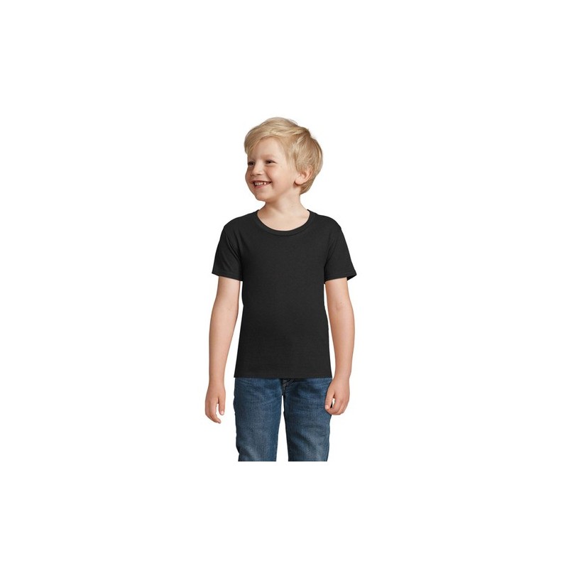 T-shirt Enfant Personnalisable Bio 175g | PIONEER KIDS Matières : coton biologique Taille textile : 3XL Couleurs : noir profond 