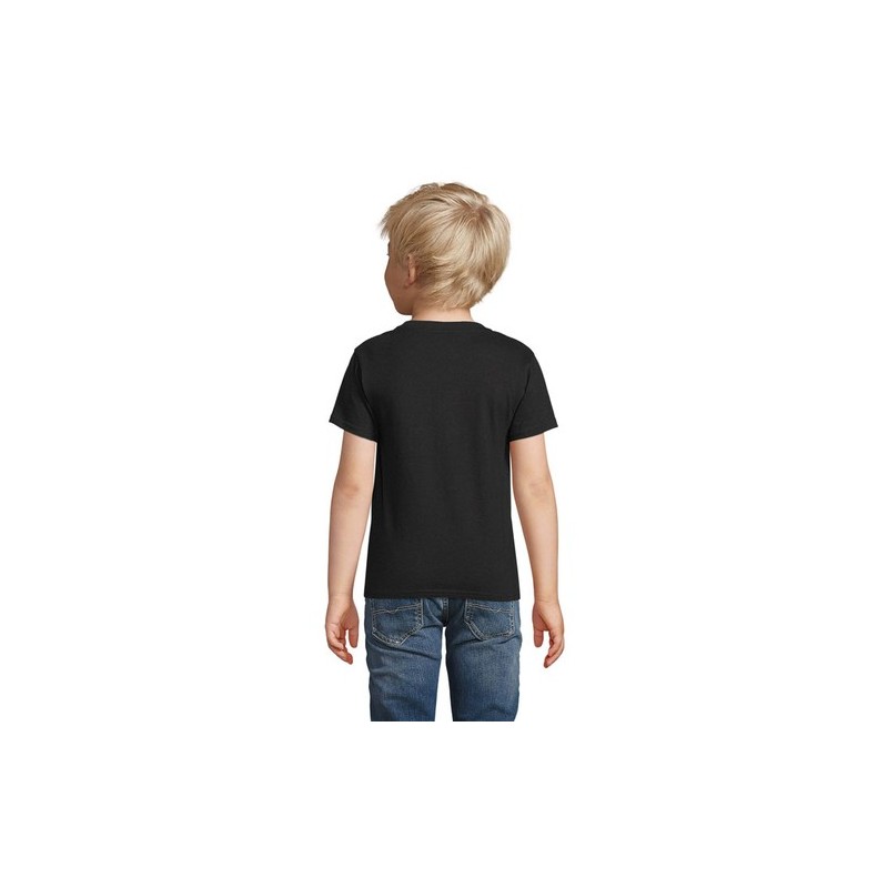 T-shirt Enfant Personnalisable Bio 175g | PIONEER KIDS Matières : coton biologique Taille textile : 3XL Couleurs : noir profond 