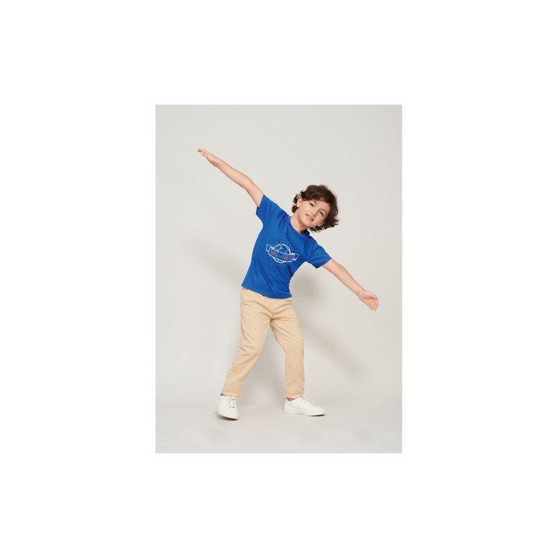 T-shirt Enfant Personnalisable Bio 175g | PIONEER KIDS Matières : coton biologique Taille textile : 3XL Couleurs : noir profond 